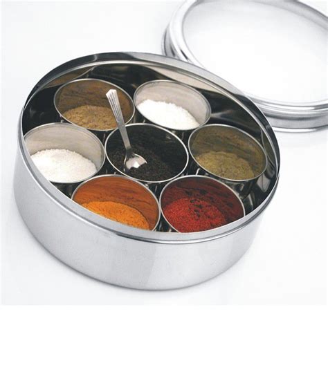 stainless steel spice box online india|spice box price in india.